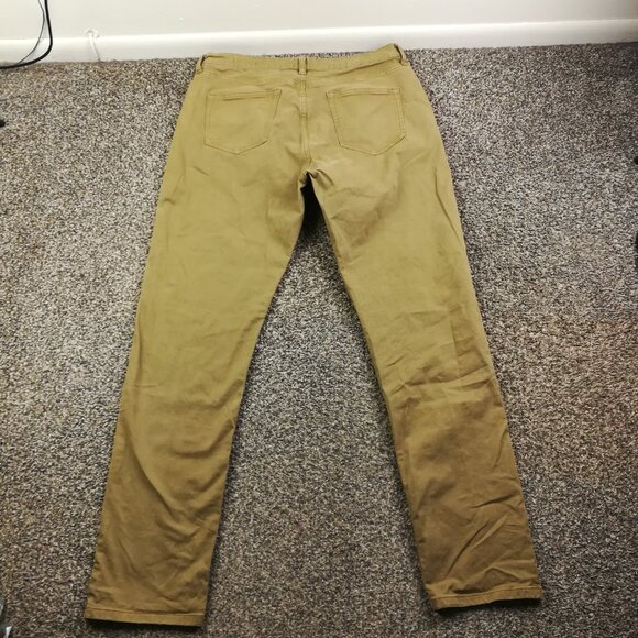 Flint & Tinder 365 Pants Chino Beige Tan Mens 33x32 (Fits 34x32) Tapered Fit - Picture 7 of 12